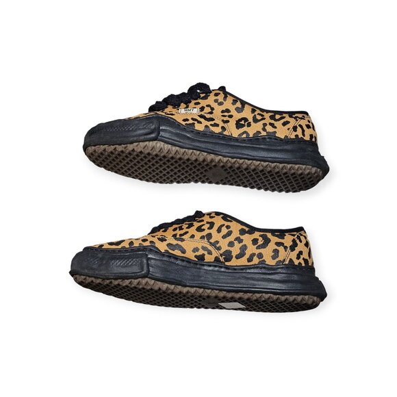 Maison Mihara Yasuhiro Baker OG Sole Canvas Leopard Sneakers EU 42 US 9 - Picture 5 of 7